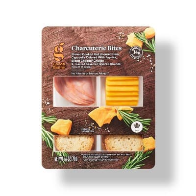 Hot Capicollo, Sliced Cheddar Cheese And Toasted Sesame Rounds - Good &#38; Gather&#8482;