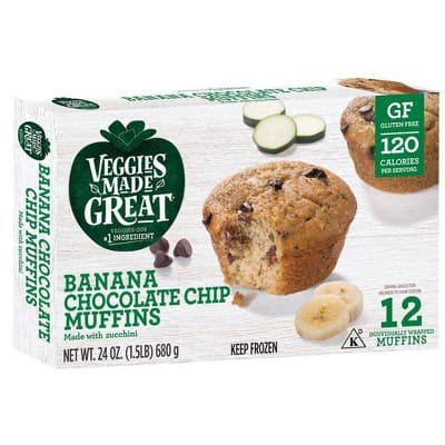 Veggies Made Great  Gluten Free Banana Chocolate Chip Muffins