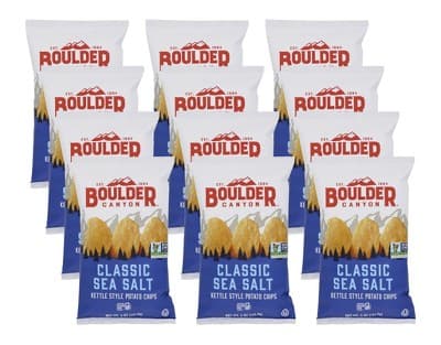 Boulder Canyon Classic Sea Salt Kettle Style Potato Chips