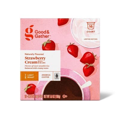 Naturally Flavored Light Roast Strawberry Cream With Other Natural Flavors - Good &#38; Gather&#8482;