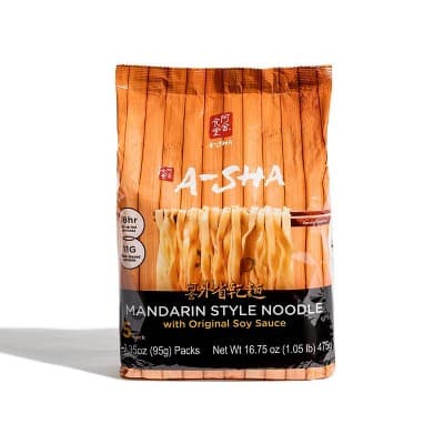 A-Sha Mandarin Medium Noodles With Original Sauce