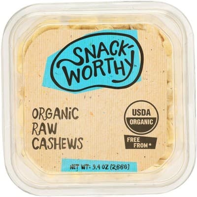 Snackworthy Organic Raw Cashews