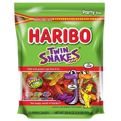 Haribo Twin Snakes Gummy Candy