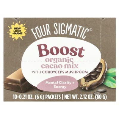 Four Sigmatic Boost, Organic Cacao Mix With Cordyceps Mushroom