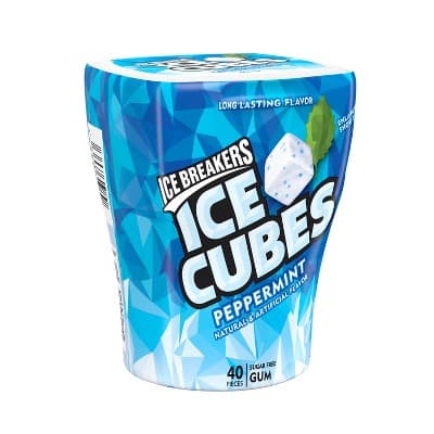 Ice Breakers Ice Cubes Peppermint Sugar Free Gum