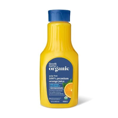 Organic 100% Orange Juice Not From Concentrate W/ Calcium &#38; Vitamin D -  Good &#38; Gather&#8482;