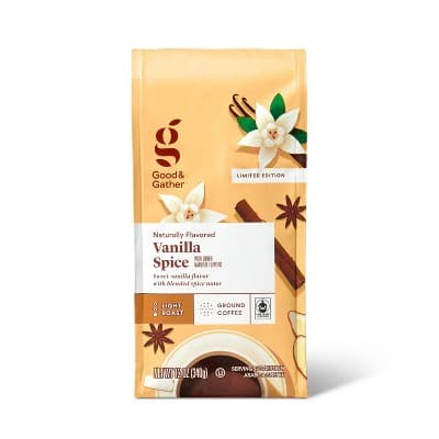 Naturally Flavored Vanilla Spice Light Roast Coffee Ground Coffee - Good &#38; Gather&#8482;