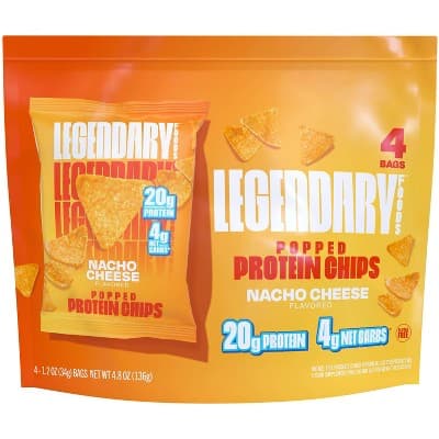 Legendary Foods Popped Chips - Nacho Cheese