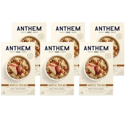 Anthem Maple Pecan Whole Grain Oatmeal -  6/