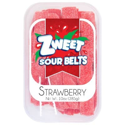 Zweet Sour Belts Strawberry Candy
