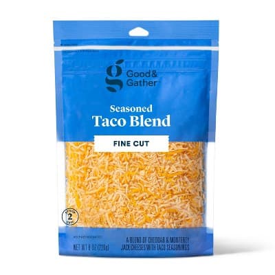 Finely Shredded Taco Blend Cheese - Good & Gather&#8482;