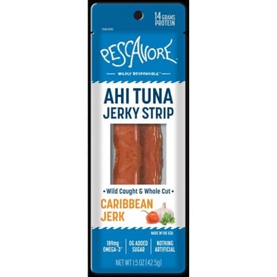 Ahi Tuna Jerky Strip Caribbean Jerk