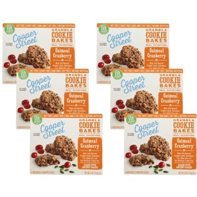Cooper Street Oatmeal Cranberry Granola Cookie Bakes