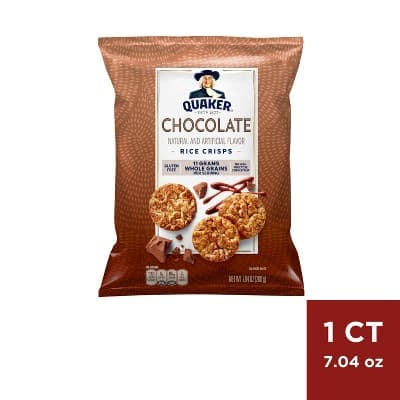 Quaker Gluten-Free Popped Chocolate Rice Crisps