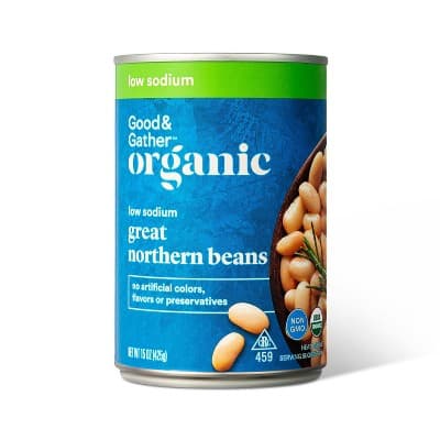 Organic Low Sodium Great Northern Beans - Good &#38; Gather&#8482;