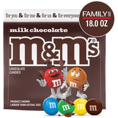M&M'S Family Size Milk Chocolate Candy