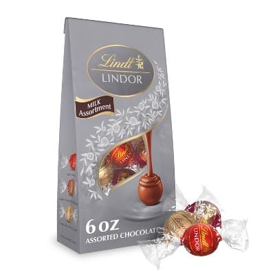 Lindt Lindor Assorted Milk Chocolate Candy Truffles
