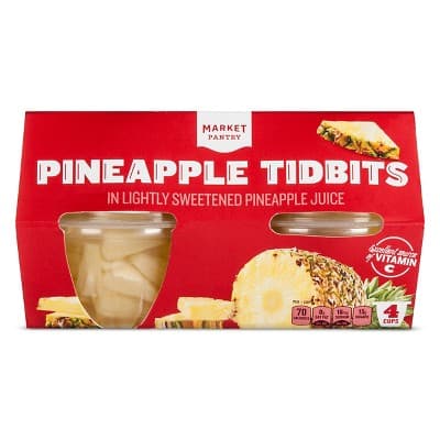 Pineapple Tidbits Fruit Cups - Market Pantry&#8482;