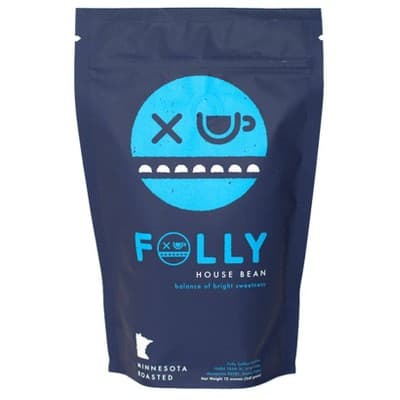Folly Coffee House Bean Whole Bean Light Roast Coffee