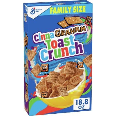 Cinnagraham Toast Crunch Family Size Cereal