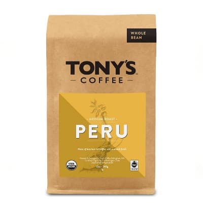 Tony&#39;S Coffee Peru Medium Roast Whole Bean Coffee