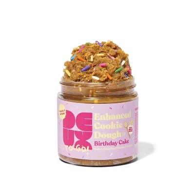 Deux Vegan Gluten Free Birthday Cake Edible Enhanced Cookie Dough