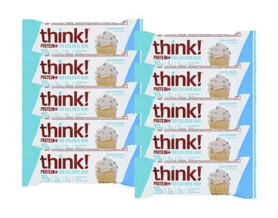 Think! Cupcake Batter Protein Bar - 10 Bars
