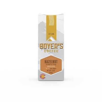 Boyer&#39;S Coffee Hazelnut Light Roast Ground Coffee
