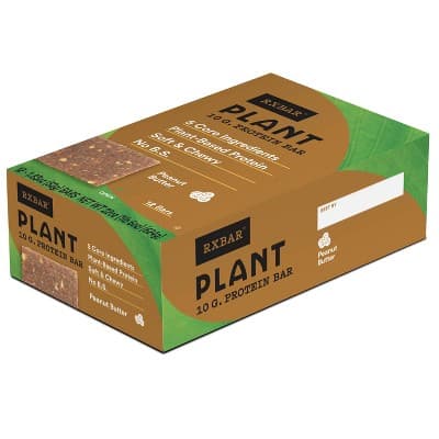 Rxbar Peanut Butter Plant Protein Bars