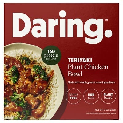Daring  Gluten Free Teriyaki Plant Chicken Bowl