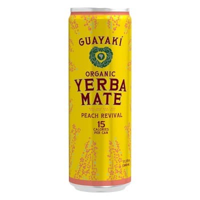 Guayaki Yerba Mate Peach Revival
