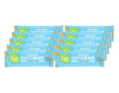 Go Raw Organic Pumpkin Seed Sprouted Bar - 10 Bars