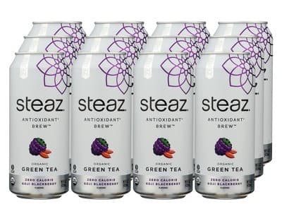 Steaz Organic Zero Calorie Goji Blackberry Green Tea