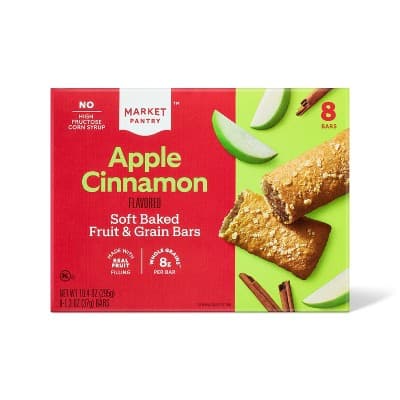 Apple Cinnamon Soft Baked Breakfast Bars - Market Pantry™