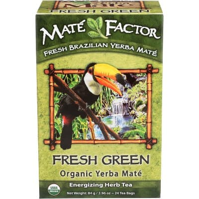 The Mate Factor Fresh Green Organic Yerba Mate Energizing Herb