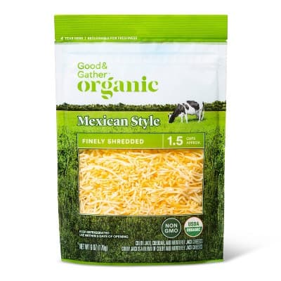 Organic Finely Shredded Mexican-Style Cheese - Good &#38; Gather&#8482;