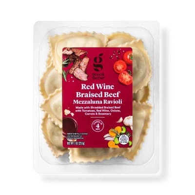 Red Wine Braised Beef Mezzaluna Ravioli - Good &#38; Gather&#8482;