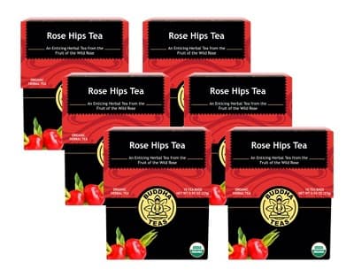 Buddha Teas Organic Rosehips Tea -  6/18 Bags