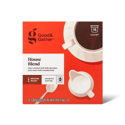 House Blend Medium Roast Coffee - Single Serve Pods - Good &#38; Gather&#8482;