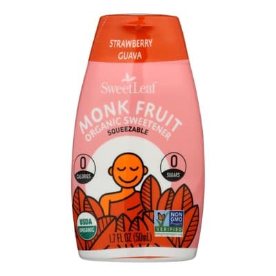 Sweetleaf Monk Fruit Organic Sweetener Strawberry
