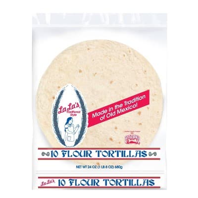 La La&#39;S Traditional Style Flour Tortillas