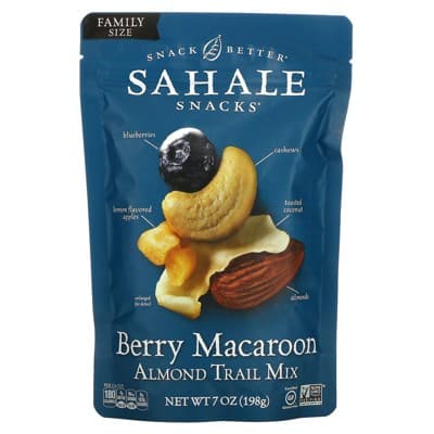 Sahale Snacks Almond Trail Mix, Berry Macaroon