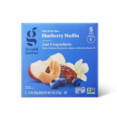 Blueberry Muffin Date &#38; Nut Bars  Good &#38; Gather&#8482;