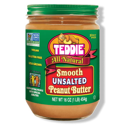 Teddie Unsalted Smooth Peanut Butter