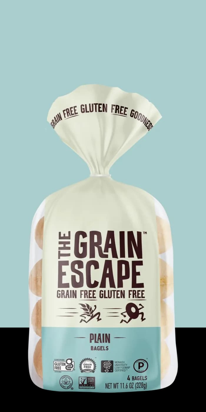 The Grain Escape Plain Bagels