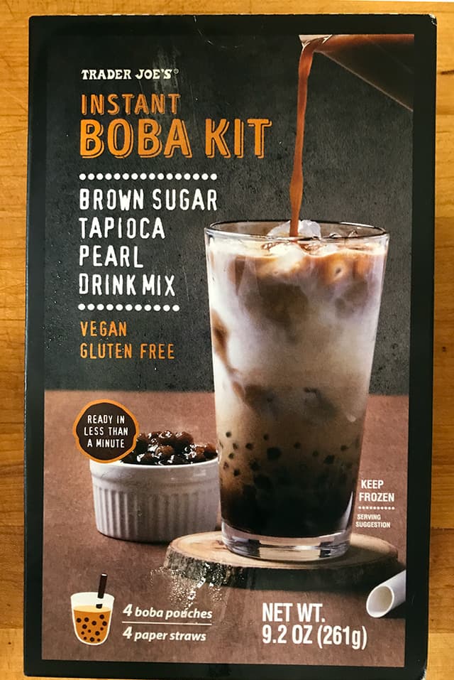 Is it MSG Free? Trader Joe's Instant Boba Kit Brown Sugar Tapioca Pearl Drink Mix