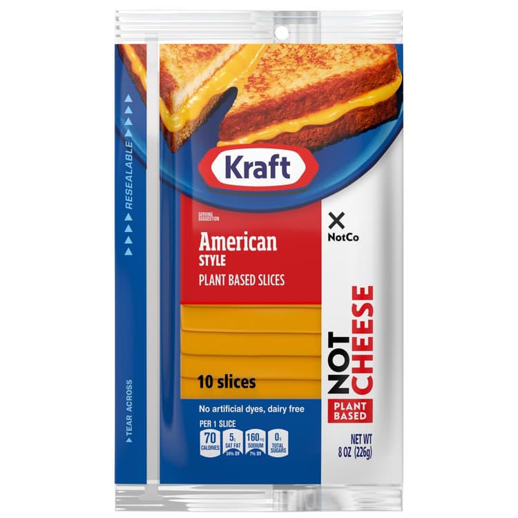 Kraft American Style Not Cheese Plant Based