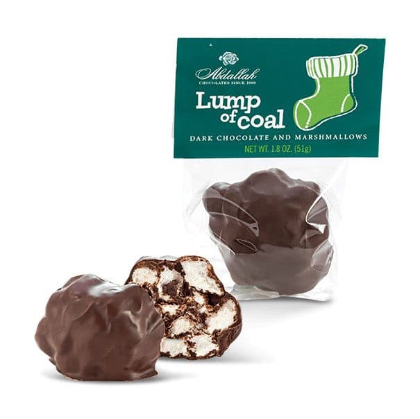 Abdallah Chocolates Lump Of Coal Dark Chocolate And Marshmallows