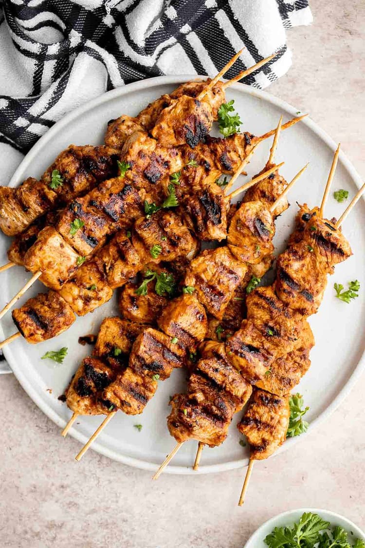 Italian Herb Marinated Chicken Skewer