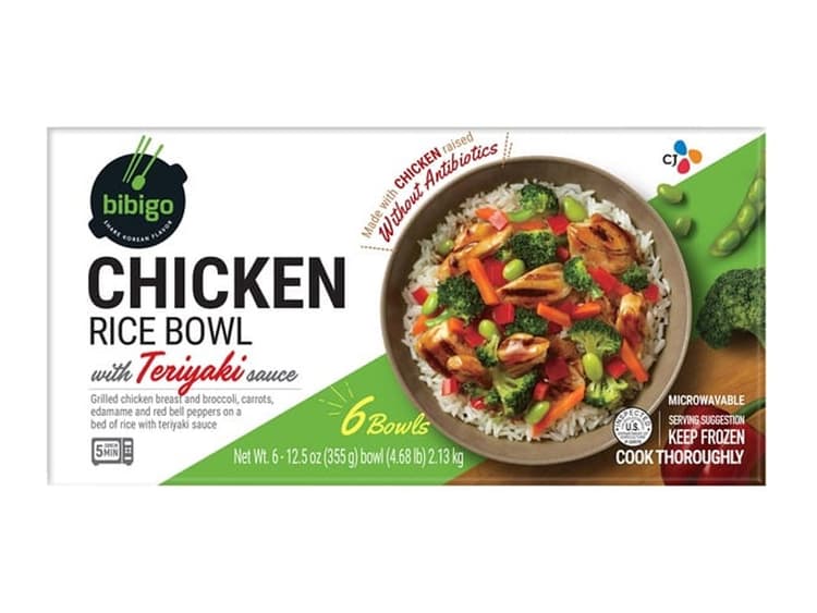 Bibigo Chicken Rice Bowl With Teriyaki Sauce 6 Bowls